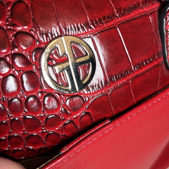 Giana Bernini Red satchel handbag - Picture 5 of 16